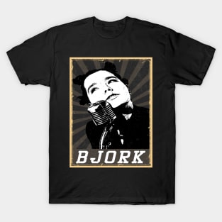 80s Style Bjork T-Shirt